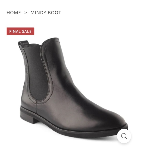 Paul Green Black Leather Ankle Boots SZ 7 - Picture 2 of 15